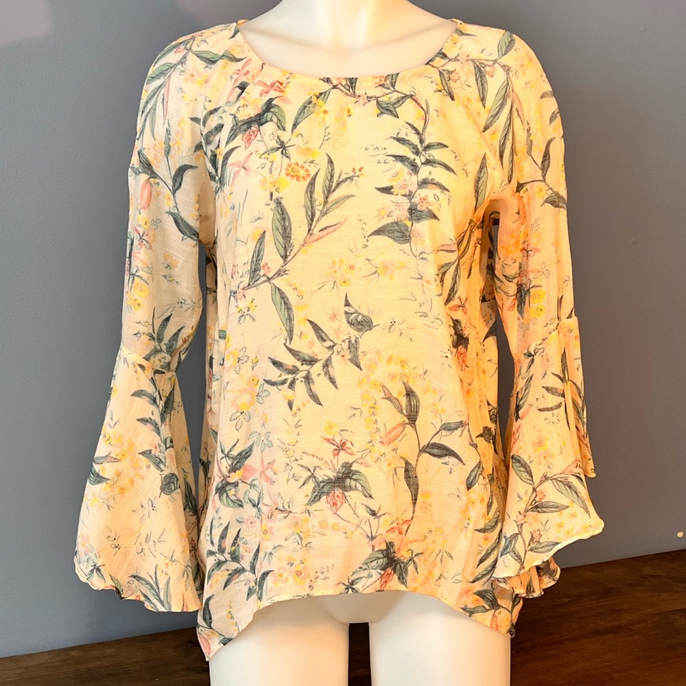 Pink Floral Blouse